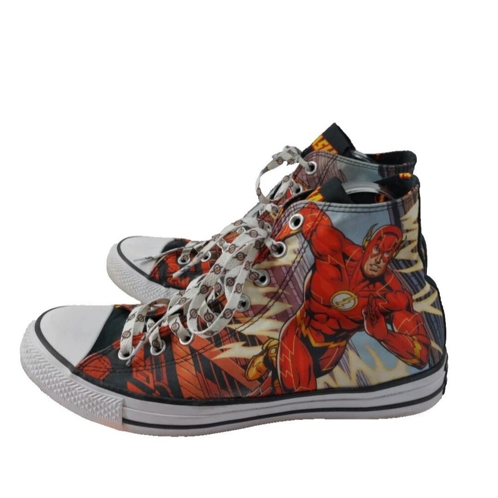 Converse All Star Sneaker DC Comics Flash W 11 M 9 Unisex Shoes Chuck Taylor